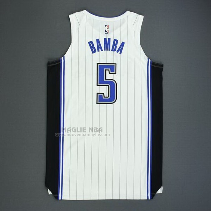 Maglia
 Mohamed Bamba NO 5 Orlando Magic Icon Autentico
 2019-20 Bianco
